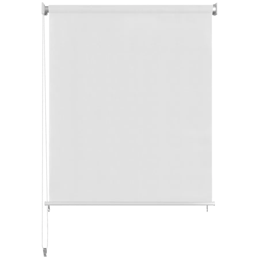 Store roulant d'extérieur 405 (l) x 140 (H) cm blanc - 2