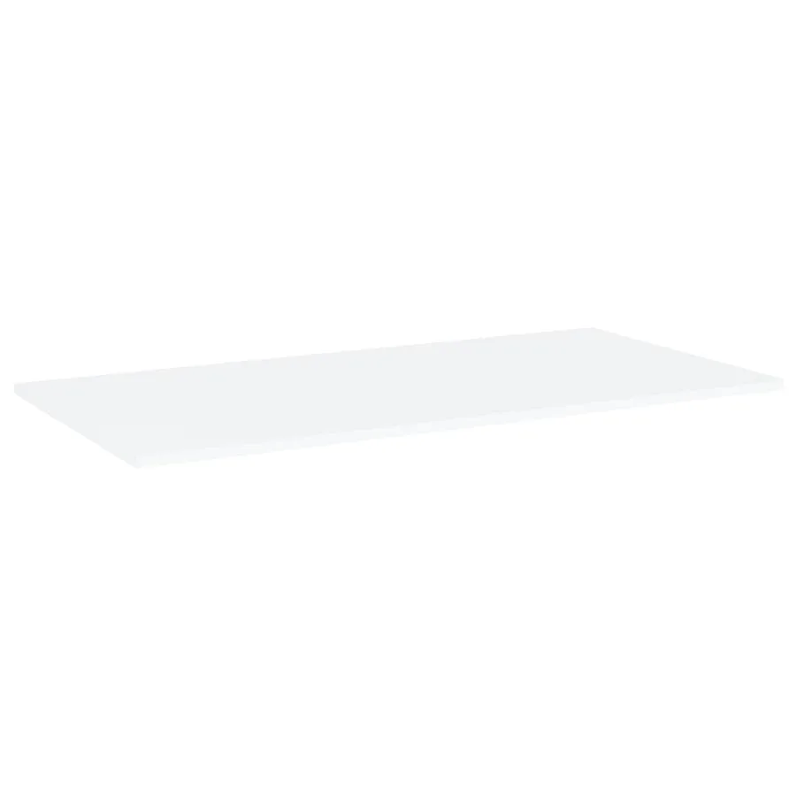 Panneaux de bibliothèque 4 pcs blanc bois d’ingénierie - 2