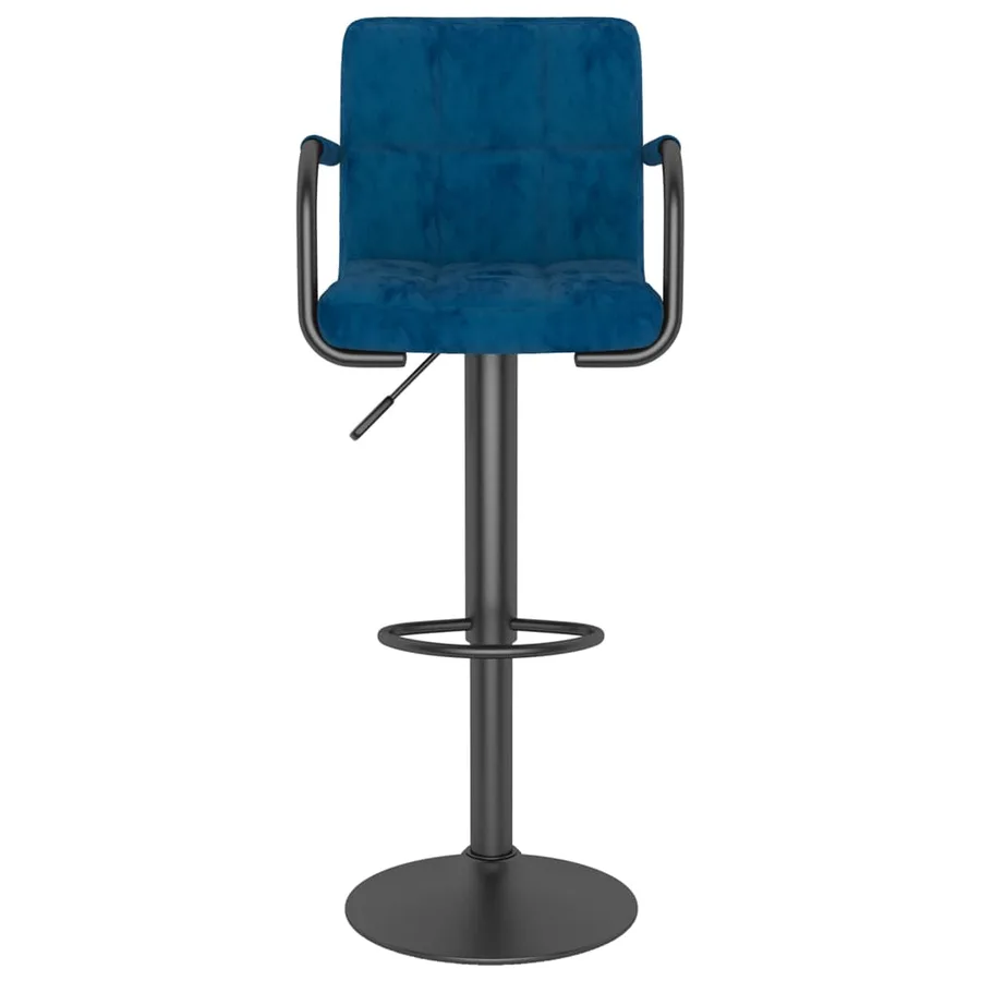 Tabouret de bar Bleu Velours - 3