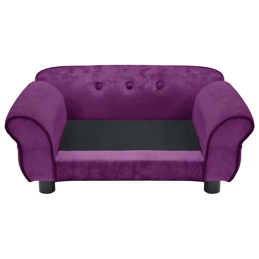 Canapé pour chien Bordeaux 72x45x30 cm Peluche - 6