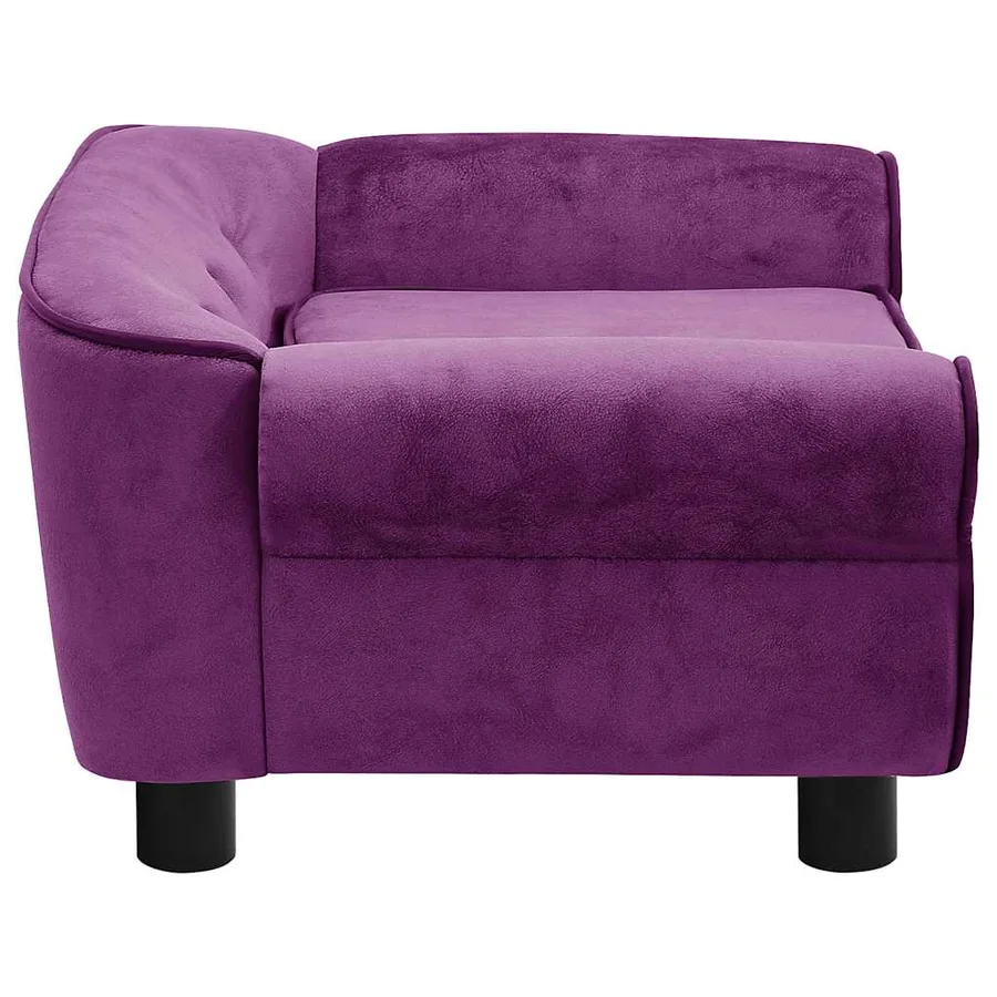 Canapé pour chien Bordeaux 72x45x30 cm Peluche - 7