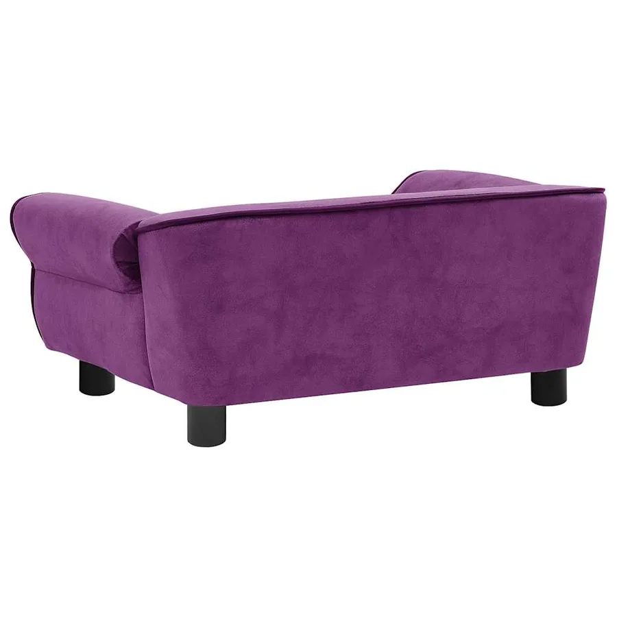 Canapé pour chien Bordeaux 72x45x30 cm Peluche - 8