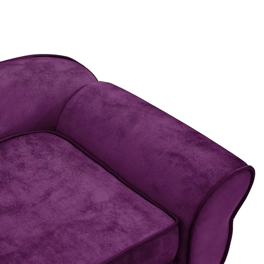 Canapé pour chien Bordeaux 72x45x30 cm Peluche - 9