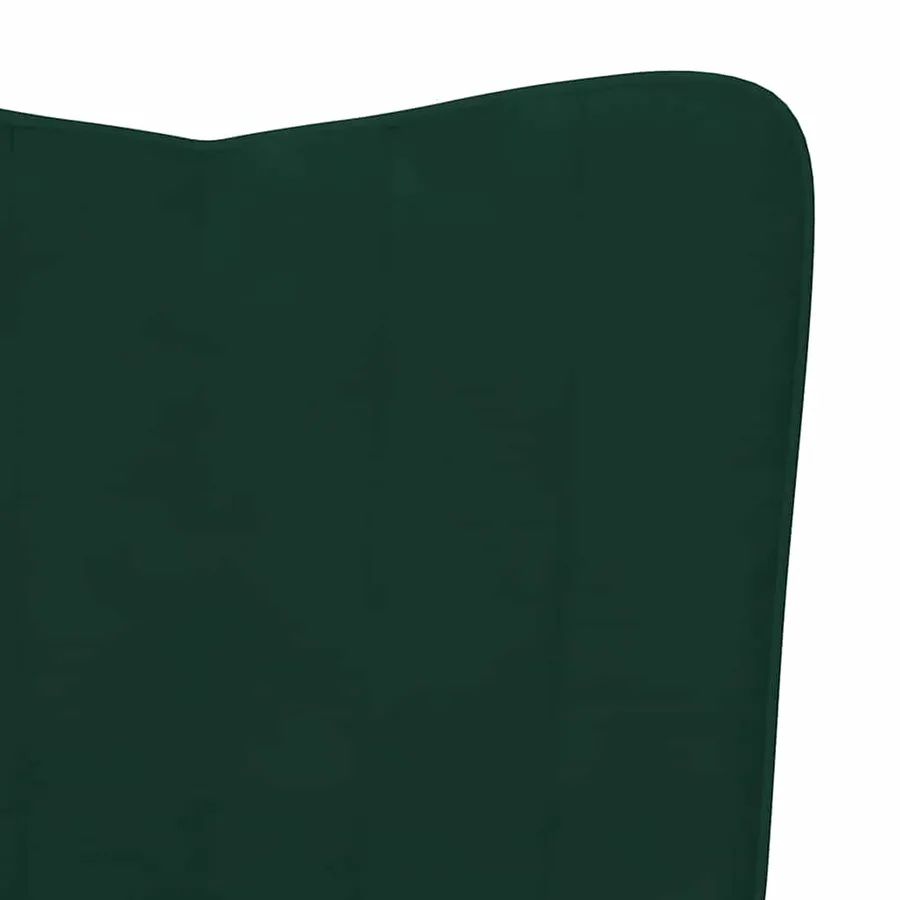 Chaise de relaxation Vert foncé Velours - 6