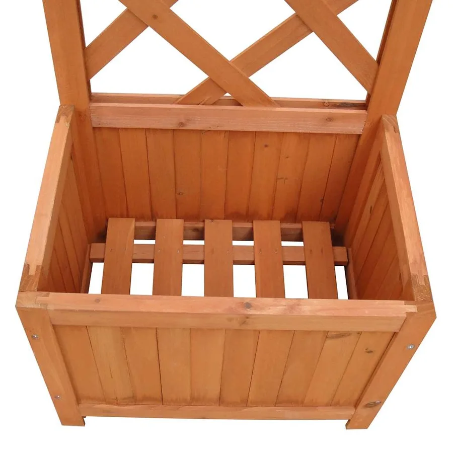 Jardinière en treillis 40 x 30 x 135 cm - 3