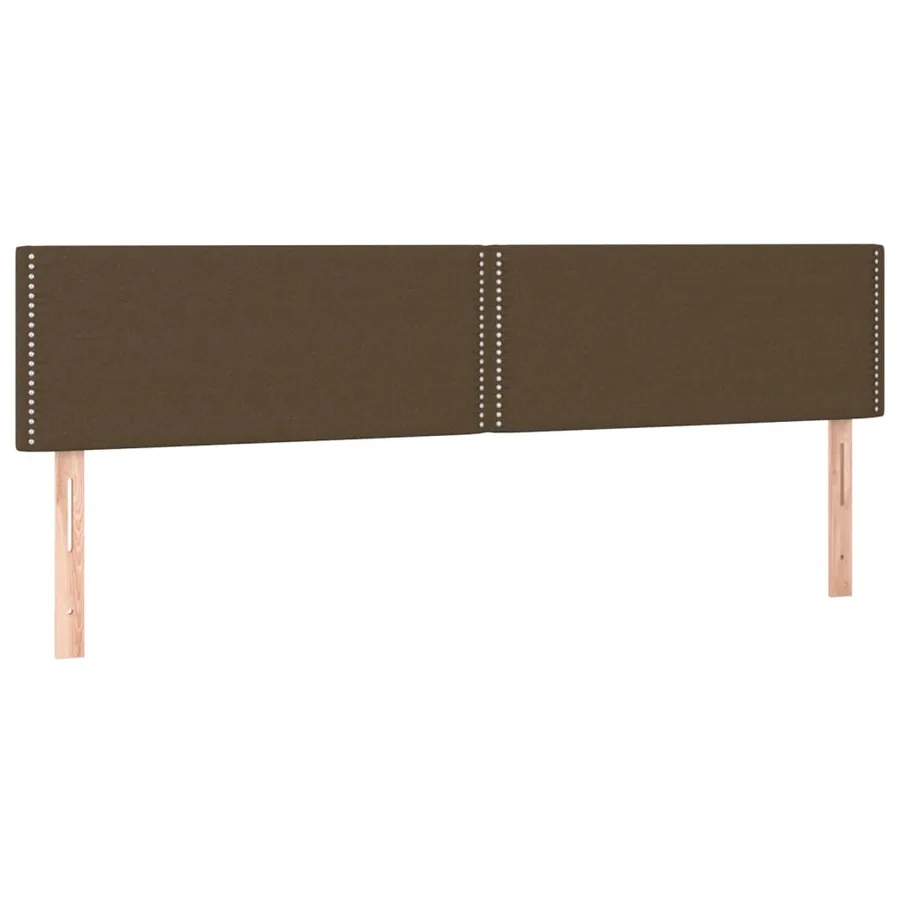 Sommier à lattes de lit avec matelas Marron foncé 200x200 cm - 6