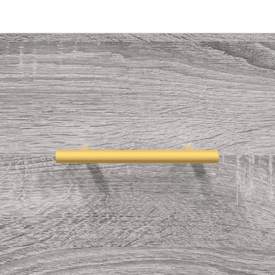 Table de chevet murale sonoma gris 35x35x20 cm - 9