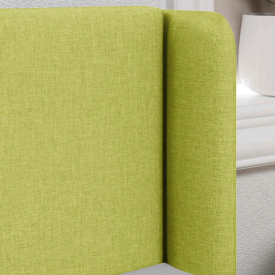 Oreille de tête de lit Vert 40,5 x 40,5 x 4 cm tissu - 4