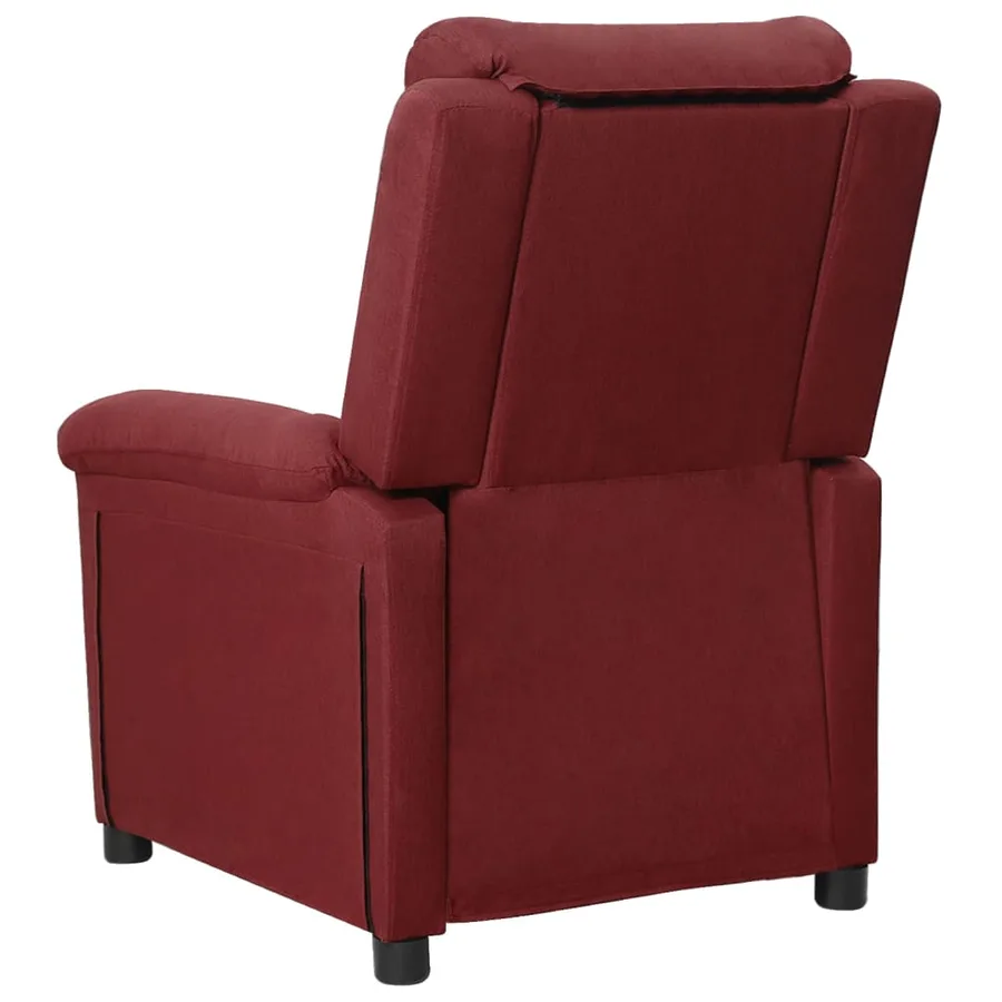 Fauteuil électrique de massage Bordeaux Tissu - 5
