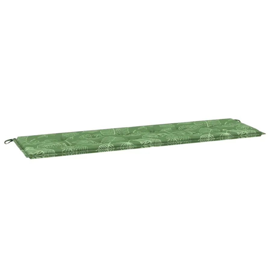 Coussin de banc Tissu Oxford Modèle feuille 150 x 50 x 3 cm - 2