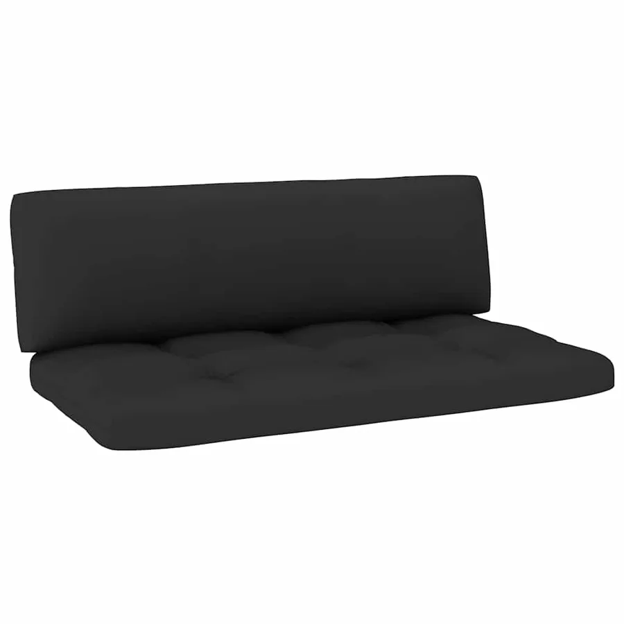 Salon de jardin palette 6pcs avec coussins Bois de pin imprégné - 6