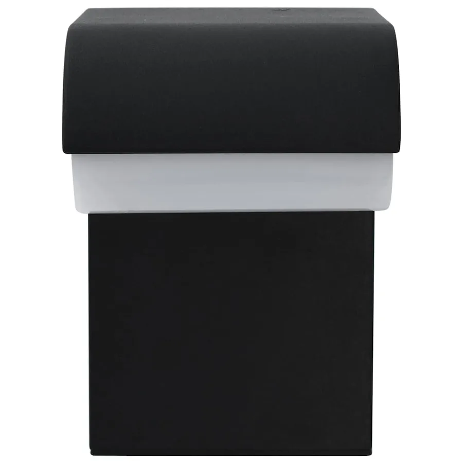 Applique murale LED d'extérieur 9 W Noir Ovale - 4