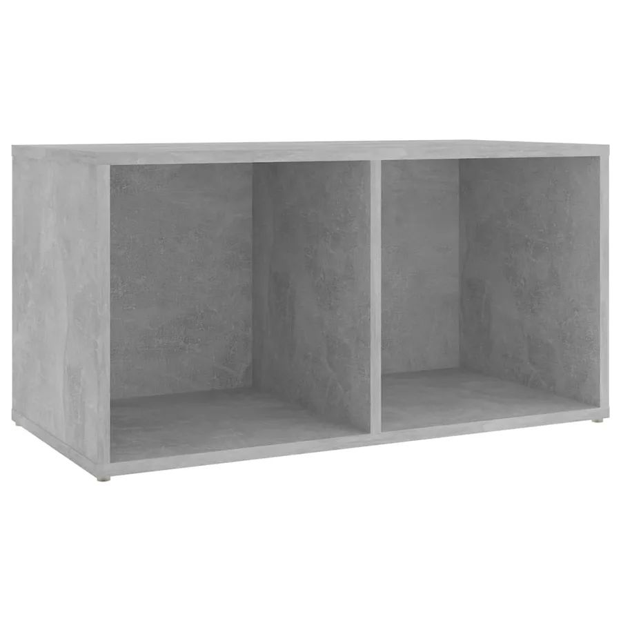 Meuble TV gris béton 72x35x36,5 cm bois d’ingénierie - 2