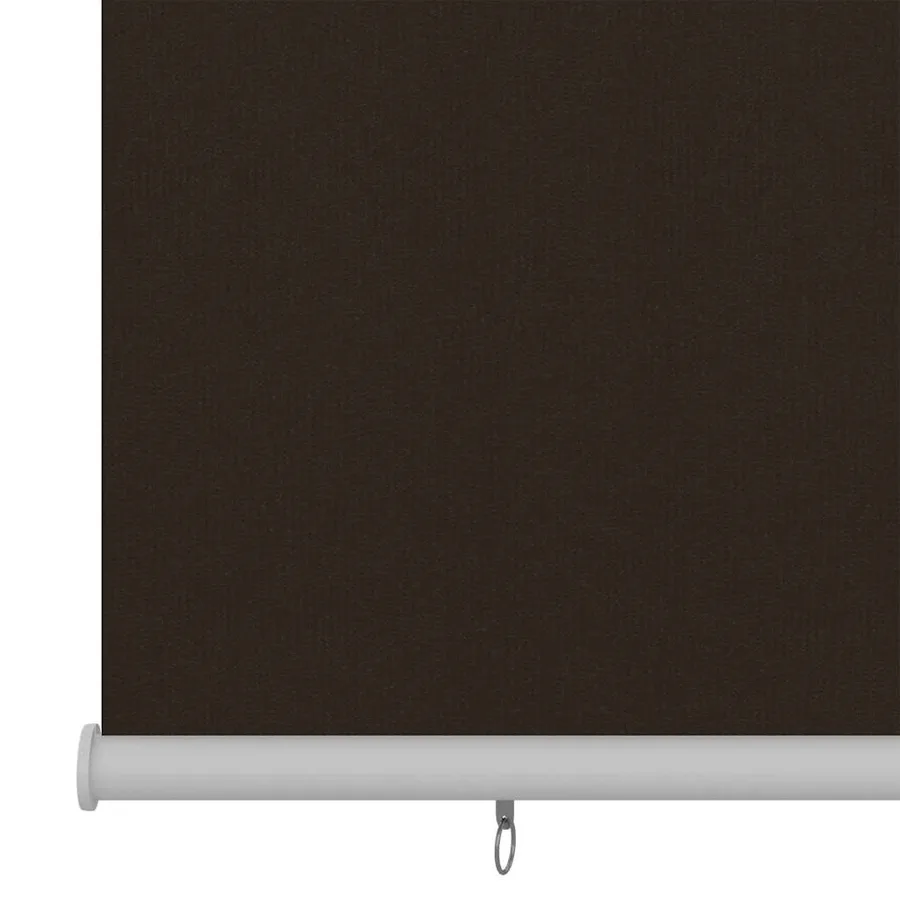 Store roulant d'extérieur 305 (l) x 140 (H) cm marron HDPE - 4