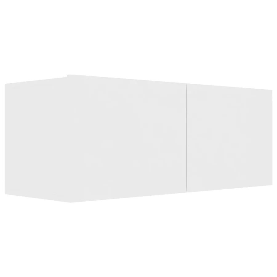 Ensemble de meuble TV 7 pcs Blanc Bois d'ingénierie - 4