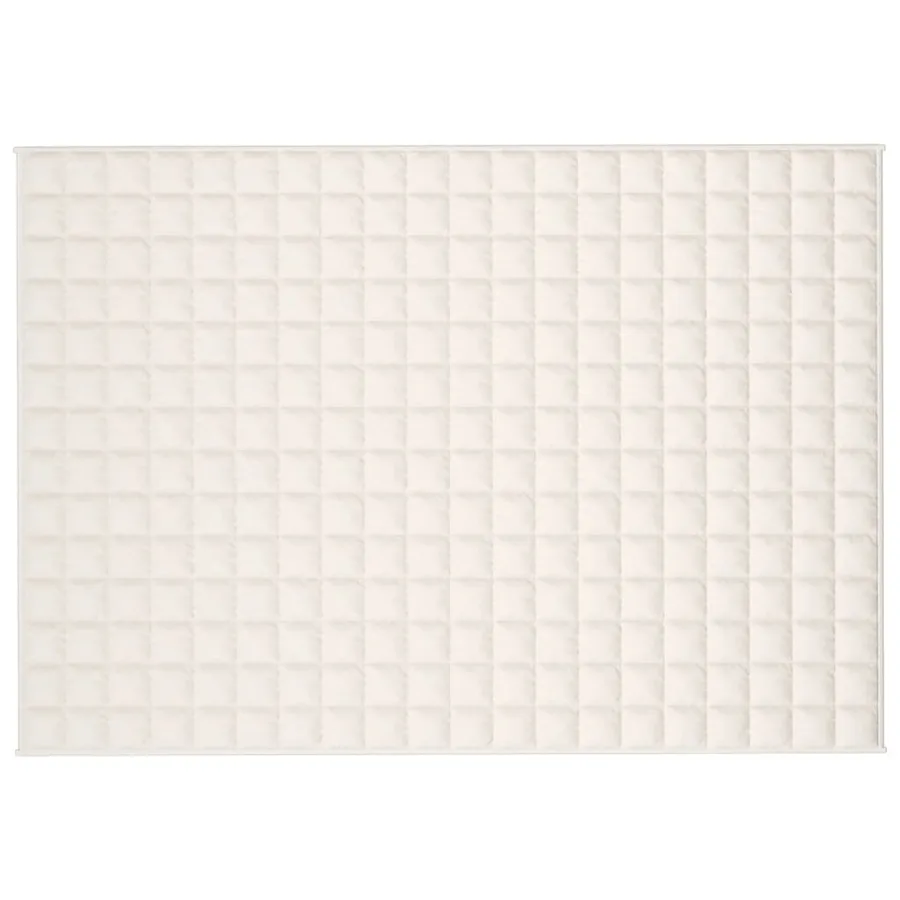 Couverture lestée Crème clair 140x200 cm 6 kg Tissu - 3