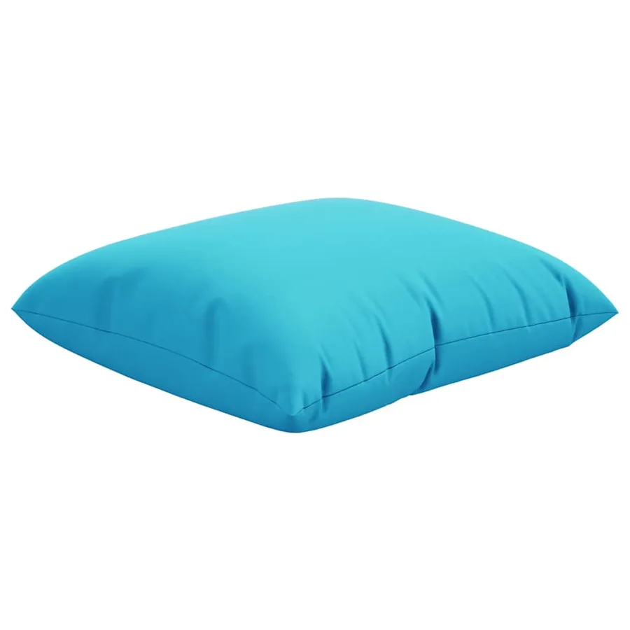 Coussins Éparpillés Uni 4 pcs Turquoise 50 x 50 cm - 4