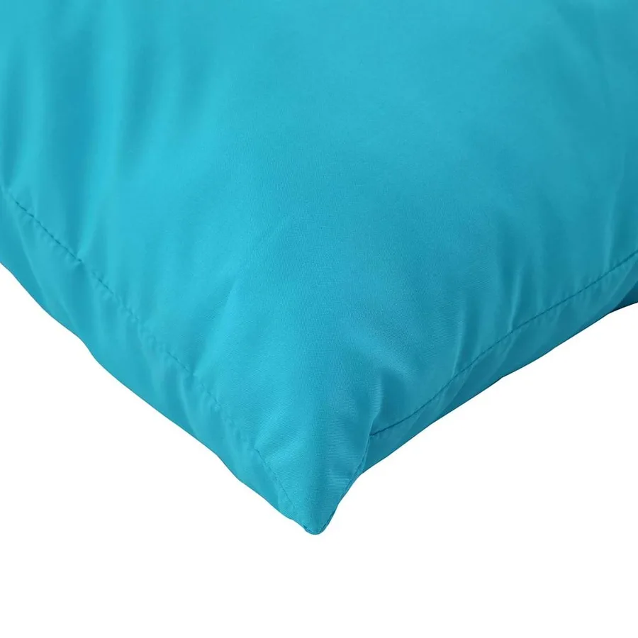Coussins Éparpillés Uni 4 pcs Turquoise 50 x 50 cm - 6