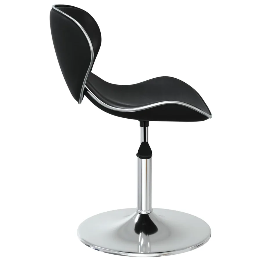 Chaises à manger lot de 6 noir similicuir - 4