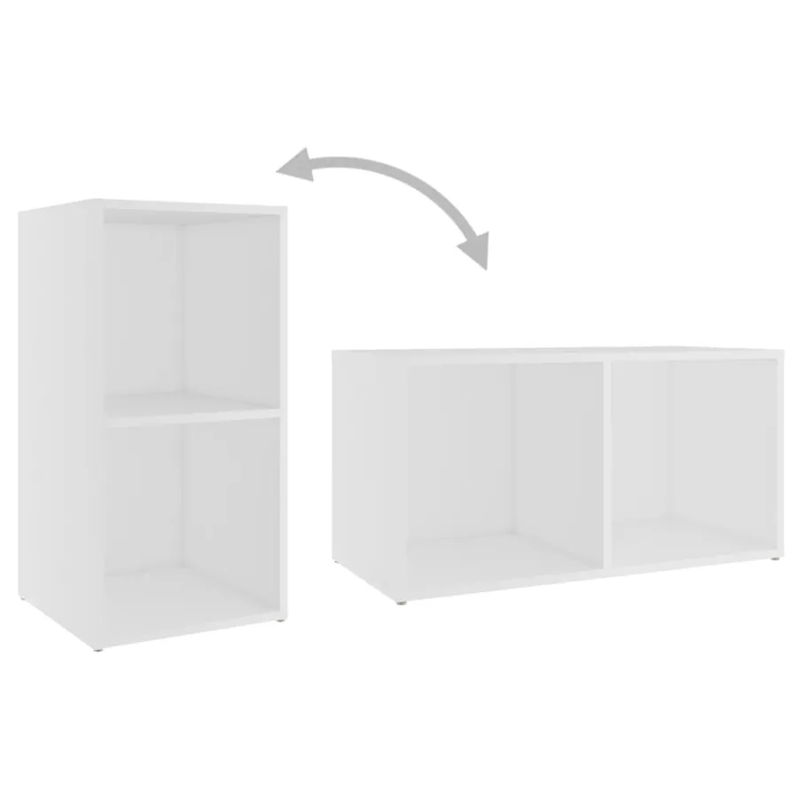 Ensemble de meubles TV 3 pcs Blanc Bois d'ingénierie - 7