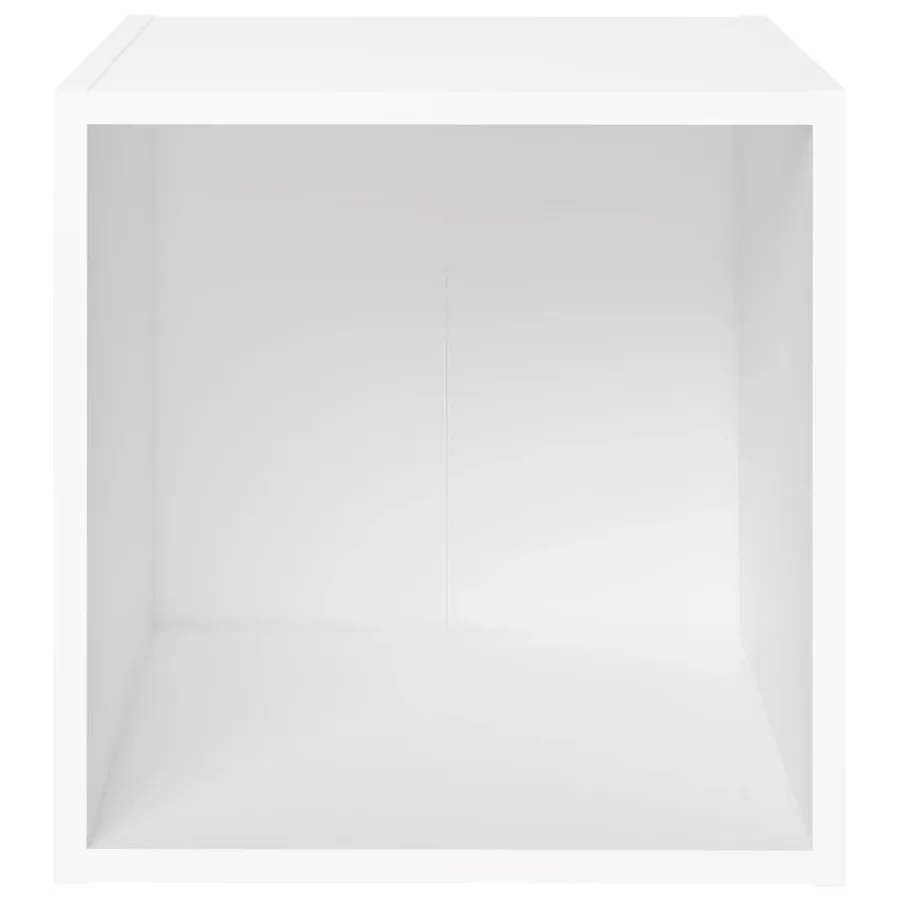 Ensemble de meubles TV 3 pcs Blanc Bois d'ingénierie - 9