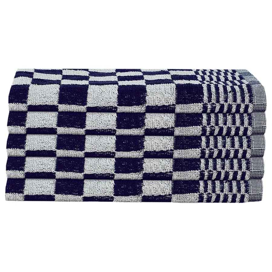 Ensemble de serviettes 20 pcs bleu et blanc coton - 6