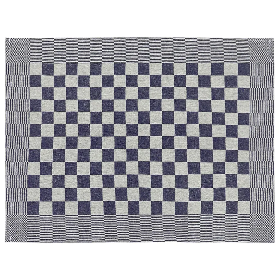 Ensemble de serviettes 20 pcs bleu et blanc coton - 9