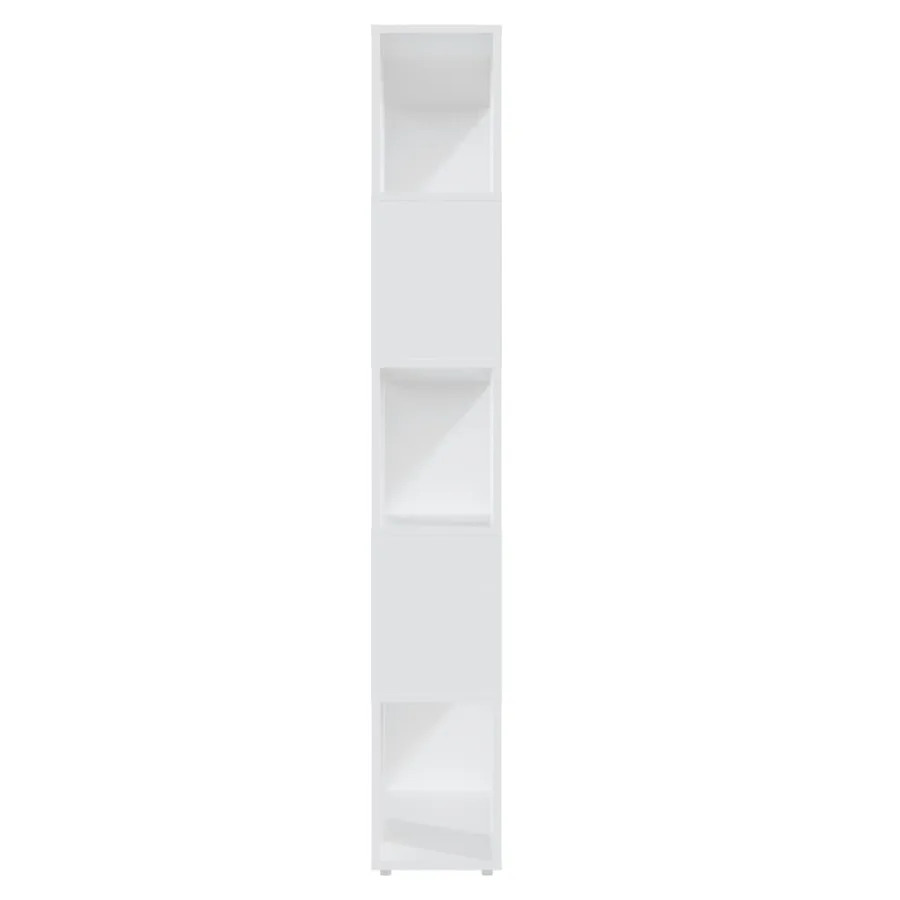 Bibliothèque/Séparateur de pièce Blanc 80x24x155 cm - 4