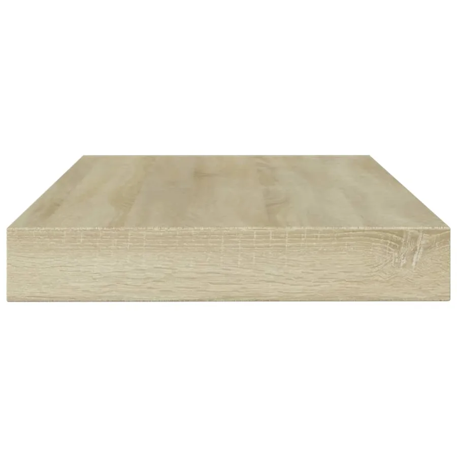 Panneaux bibliothèque 4 pcs Chêne sonoma 100x10x1,5cm Aggloméré - 3
