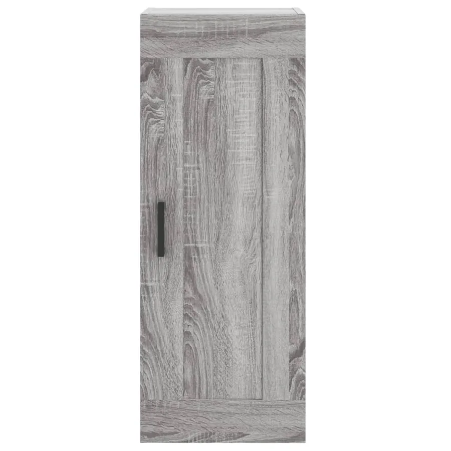 Armoire murale sonoma gris 34,5x34x90 cm bois d'ingénierie - 6