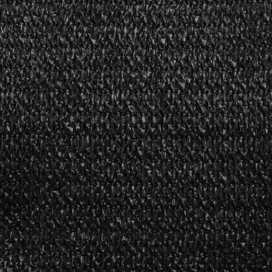 Voile d'ombrage 160 g/m² Noir 2x2,5 m PEHD - 9
