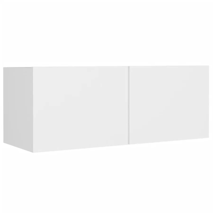 Ensemble de meubles TV 8 pcs Blanc Bois d'ingénierie - 4