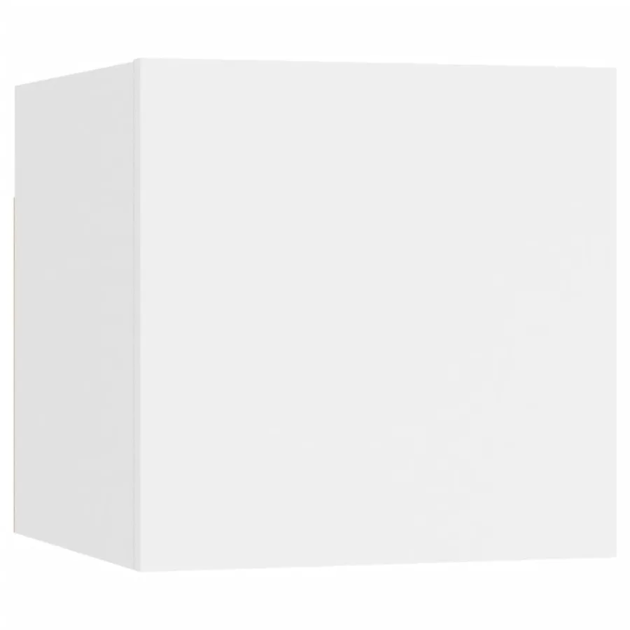 Ensemble de meubles TV 8 pcs Blanc Bois d'ingénierie - 6
