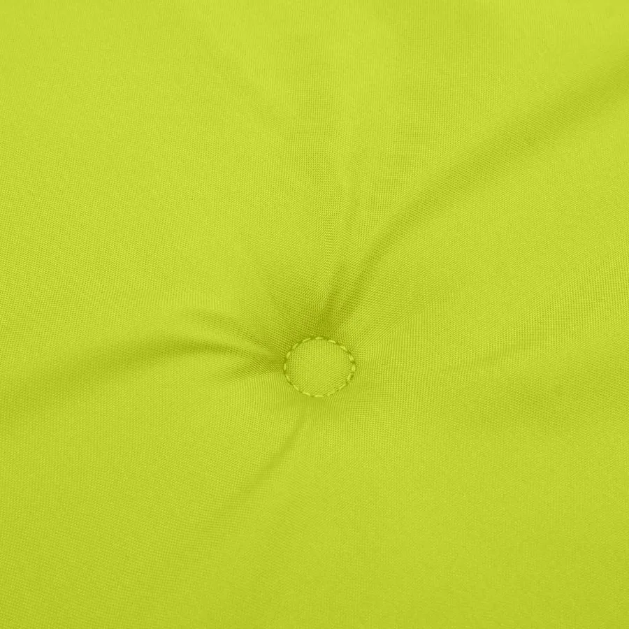 Coussin de banc de jardin vert brillant 200x50x3cm tissu oxford - 5