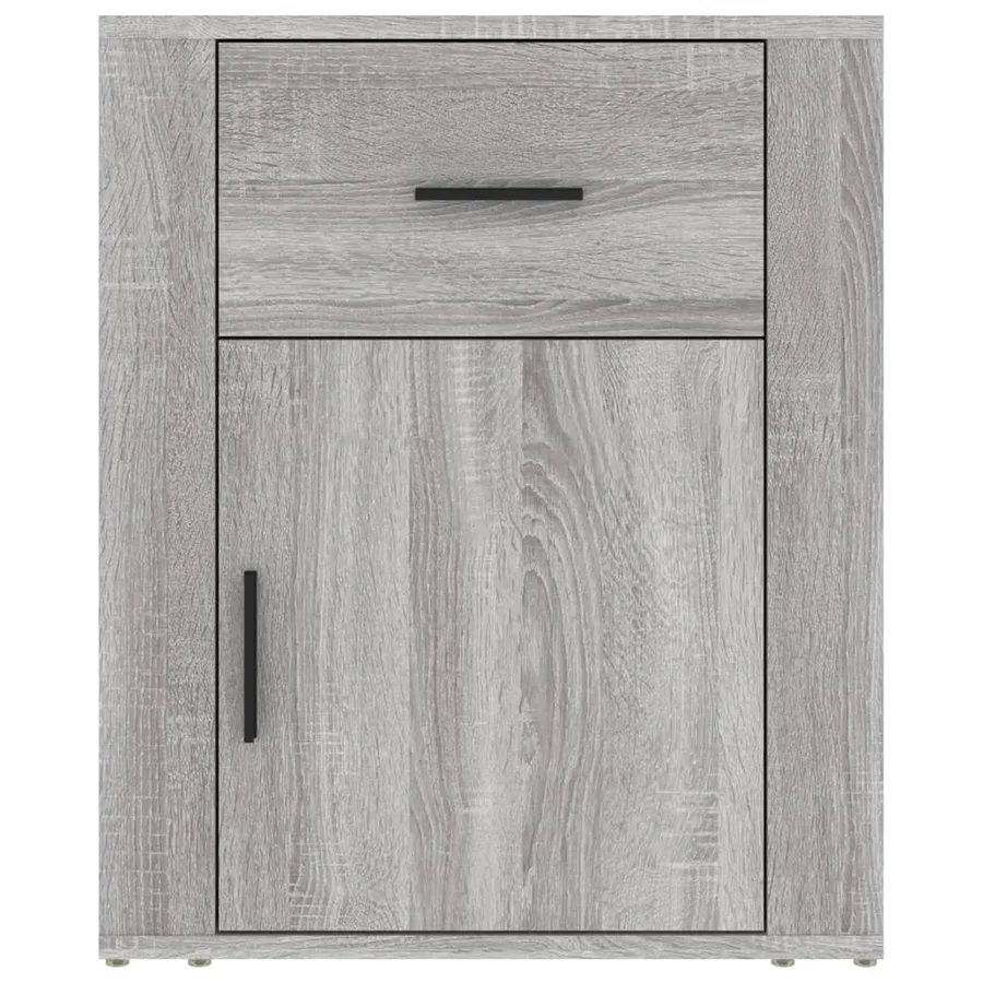 Table de chevet Sonoma gris 50x36x60 cm Bois d'ingénierie - 7