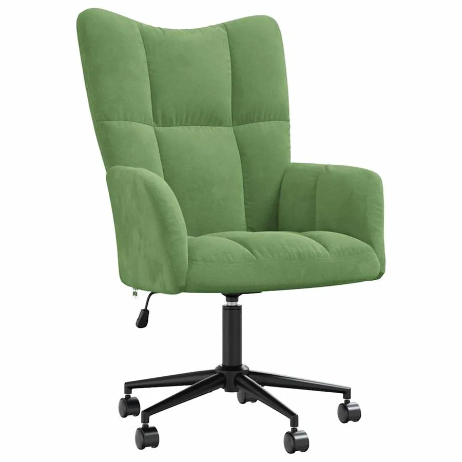 Chaise de relaxation Vert clair Velours - 2
