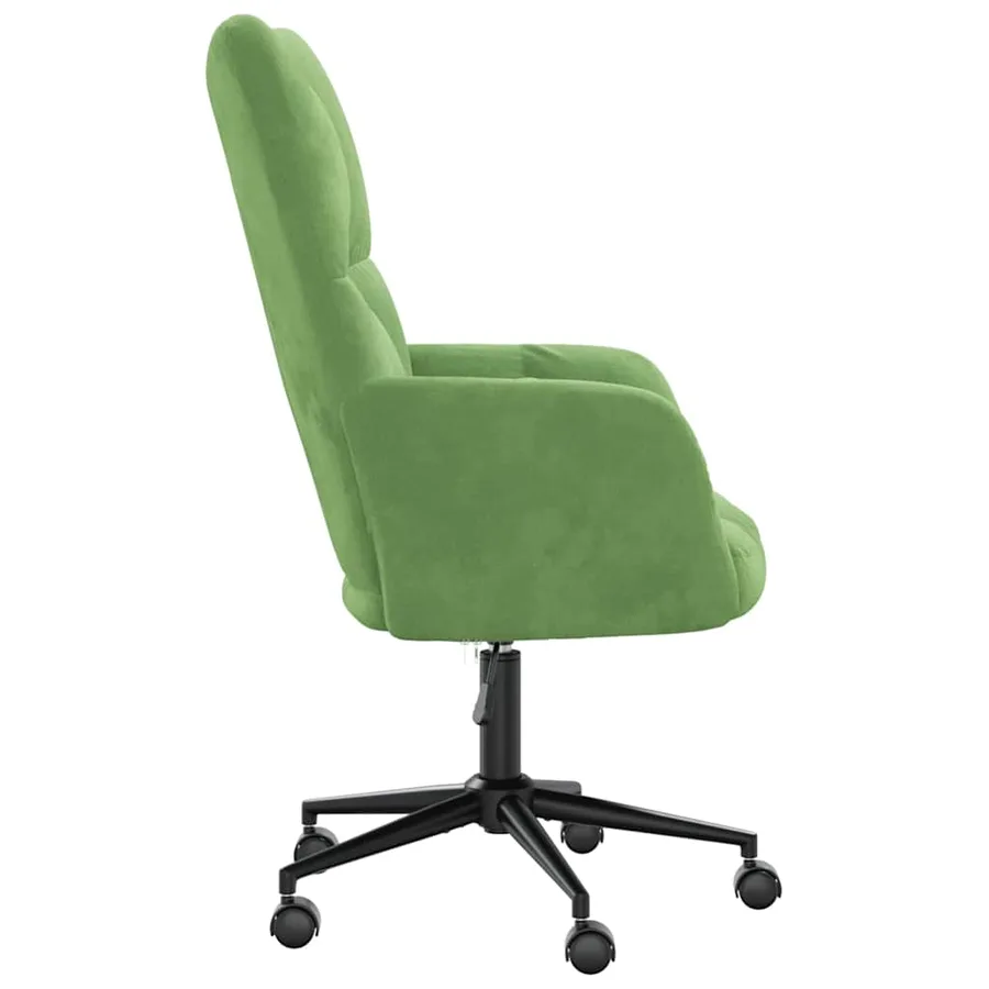 Chaise de relaxation Vert clair Velours - 4