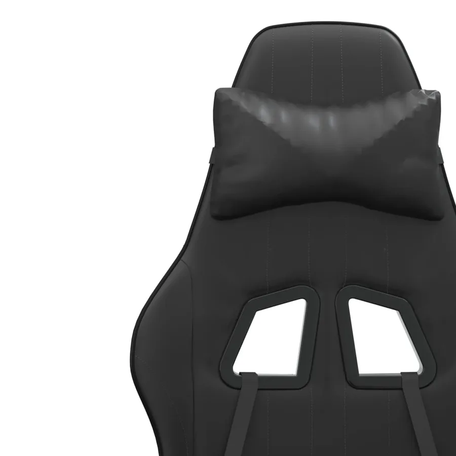 Chaise de jeu Noir Similicuir - 11