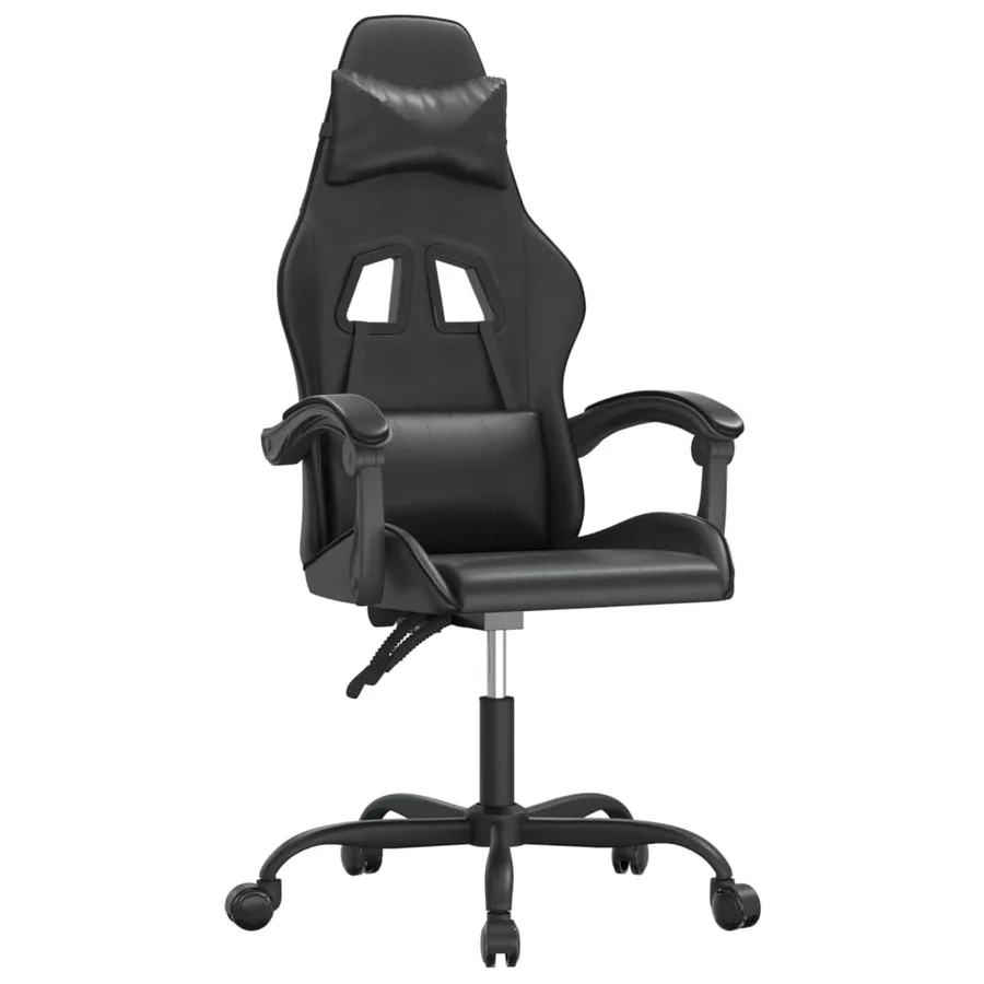 Chaise de jeu Noir Similicuir - 2