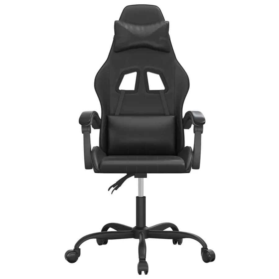 Chaise de jeu Noir Similicuir - 3