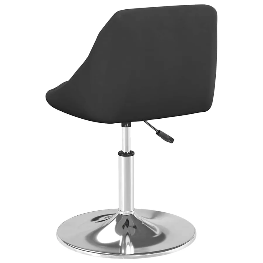 Chaises pivotantes à manger lot de 2 Noir Velours - 6