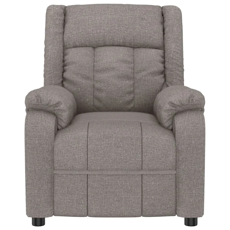 Fauteuil inclinable Taupe Tissu - 3