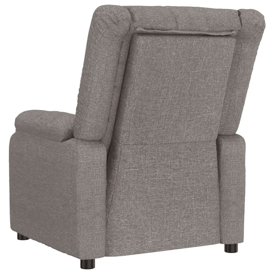 Fauteuil inclinable Taupe Tissu - 6