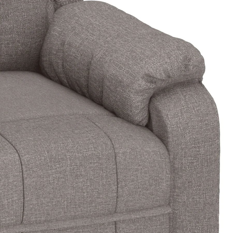Fauteuil inclinable Taupe Tissu - 7