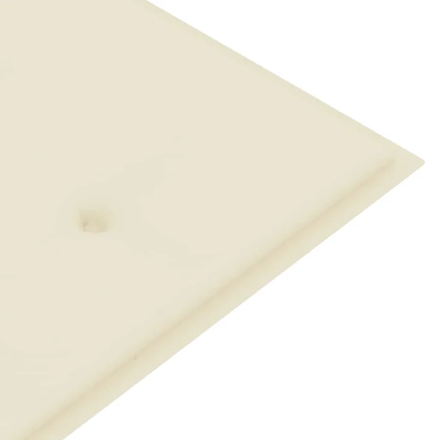 Banc de jardin 3 places avec coussin 150 cm Bois d'eucalyptus - 9