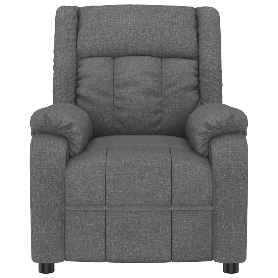 Fauteuil inclinable Gris foncé Tissu - 3