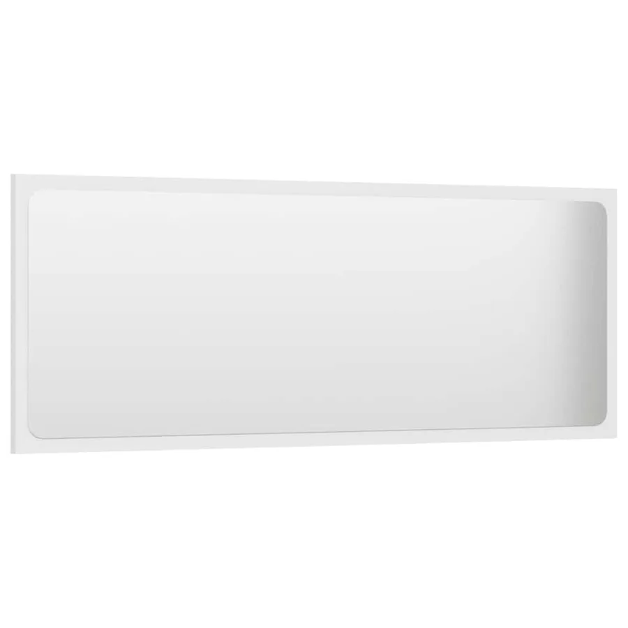 Ensemble de meubles de salle de bain 2pcs blanc bois ingénierie - 11