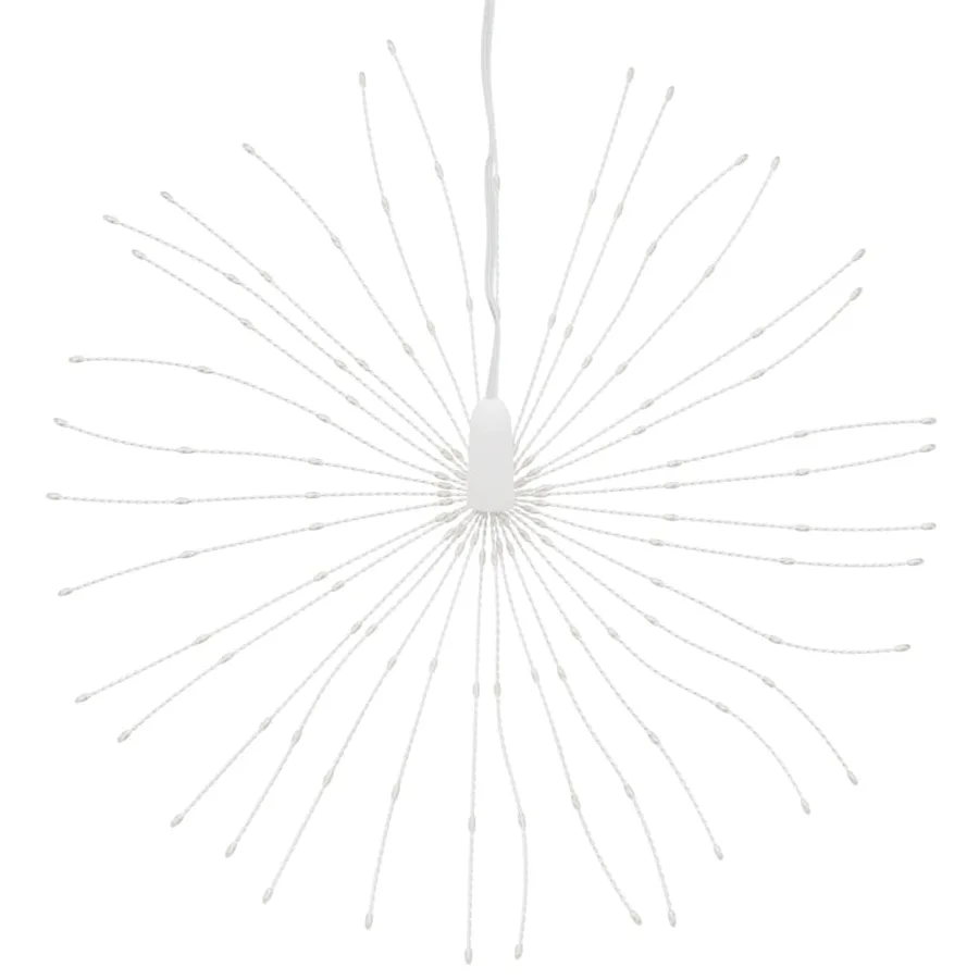 Étoile rayonnante de Noël 140 LED 8 pcs blanc chaud 17 cm - 5