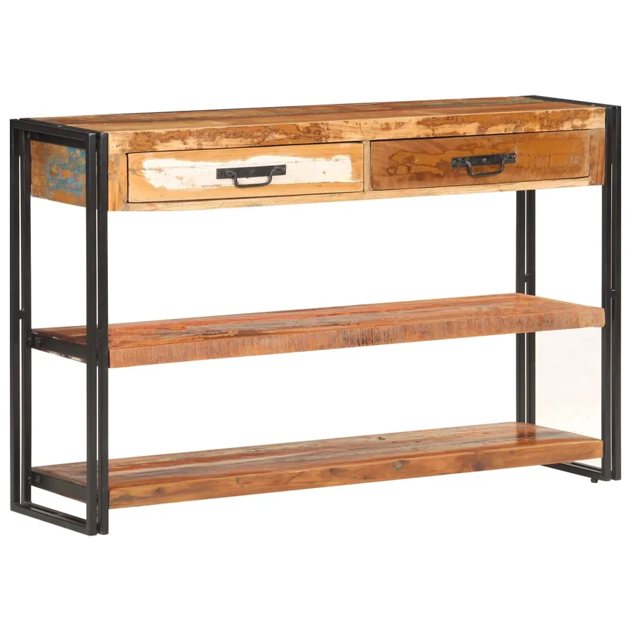 Buffet 120x30x75 cm Bois de récupération solide - 10