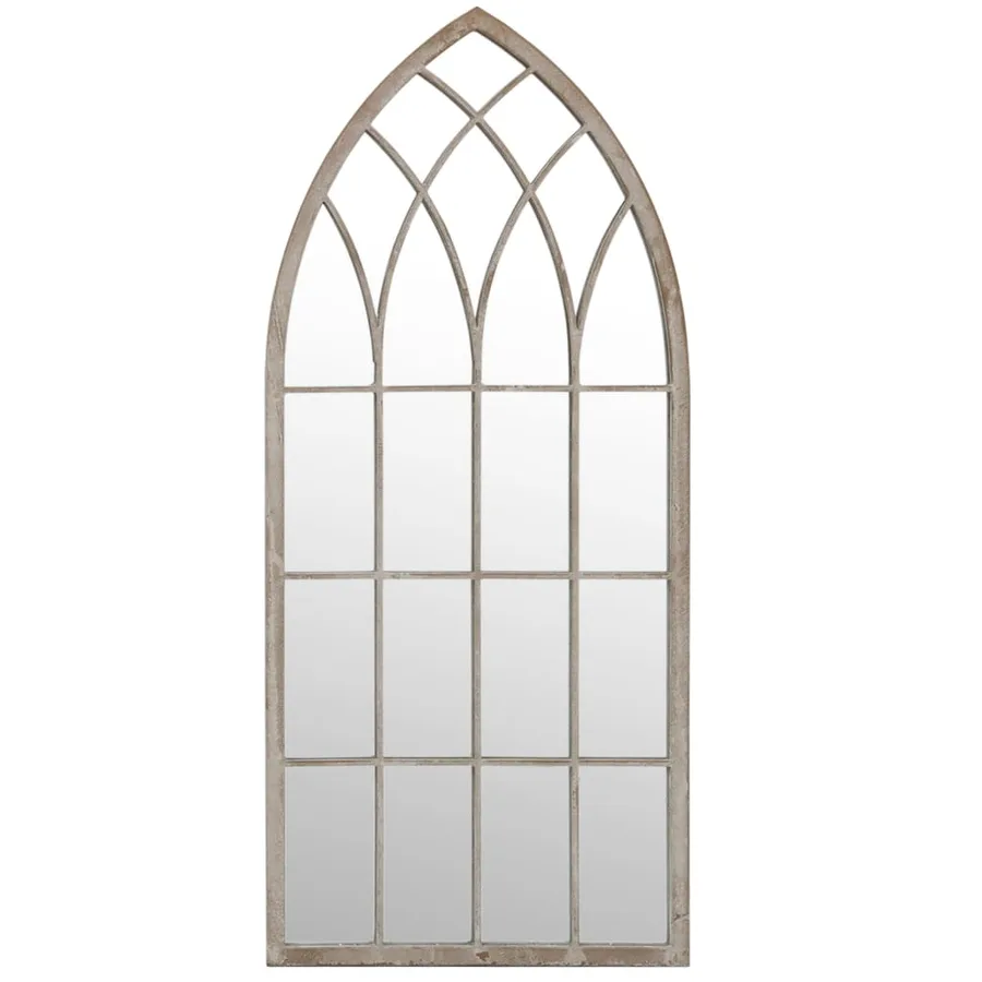 Miroir de jardin Sable 70x30 cm Fer pour utilisation extérieure - 3